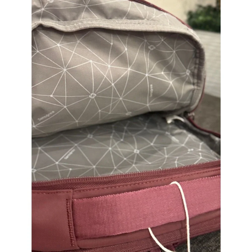 Samsonite Better Than Basic Backpack Men's Maroon Backpack Merlot bag
